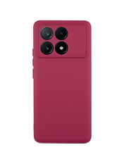 Чохол Silicone Cover Silicone Case Lakshmi Full Camera для Xiaomi Poco X6 Pro Marsala