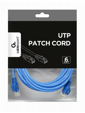 Мережевий патч-корд Cablexpert Cat.6 UTP 2m Blue (PP6U-2M/B)