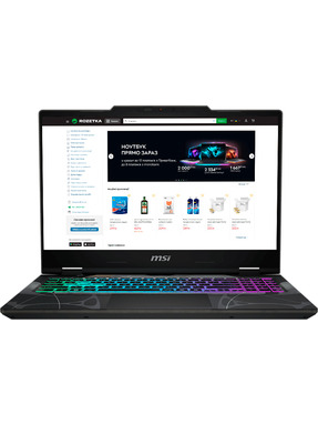 Ноутбук MSI Cyborg 15 B13W (B13WFKG-1034XUA) Translucent Black