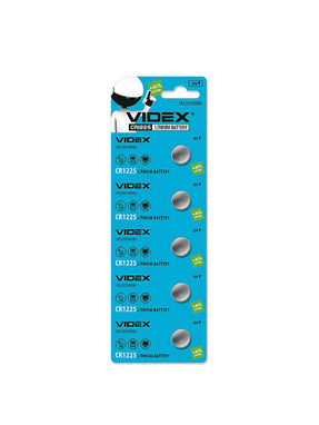 Батарейка Videx CR1225 Lithium 5шт