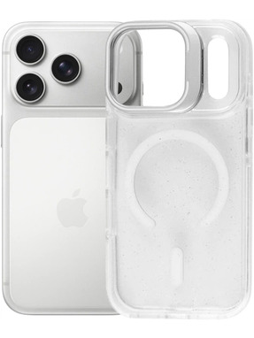 Чохол BeCover FIBRA Star Shine with MagSafe для Apple iPhone 17 Pro Max White (715438)