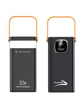 Павербанк Aspiring Light 60 1xUSB-C + 4xUSB-A 22,5W 60000mAh Black (VTR-PB-L60)
