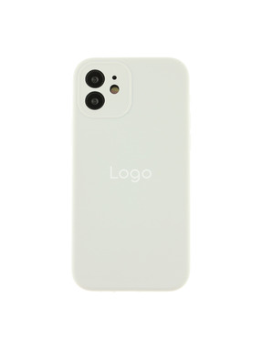 Чохол Silicone Case Full Size with Frame для Apple iPhone 12 White (6983074152)