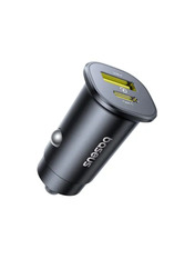 Автомобільний зарядний пристрій Baseus GoTrip DP1 30W Black Відсутній 1 USB-A + 1 USB-C 1 USB-A + 1 USB-C Black (C00072300123-00)