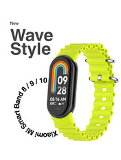 BeCover Wave Style Xiaomi Mi Smart Band 10 Жовтий Yellow (714363)