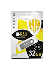 USB накопичувач HI-RALI Shuttle 32GB Silver (HI-32GB3SHSL) USB 3.0 32 ГБ Silver