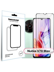 Захисне скло BeCover для Nubia V70 Max глянсове (713456)