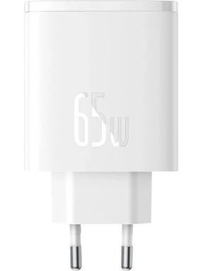 Мережевий зарядний пристрій Baseus Cube Pro (1 USB-A + 2 USB-C) 65W White (P10152301213-00)