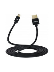 Кабель передачі відео ATcom mHH HDMI (M) to HDMI (M) 2m Black (14156)