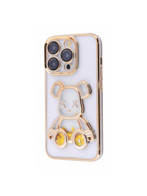 Чохол Shining Bear Case для Apple iPhone 15 Pro Gold (6958271034)