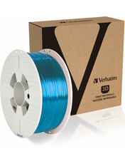 Філамент Verbatim PETG 1,75mm 1 Transparent/Blue 1kg Transparent/Blue (55056)