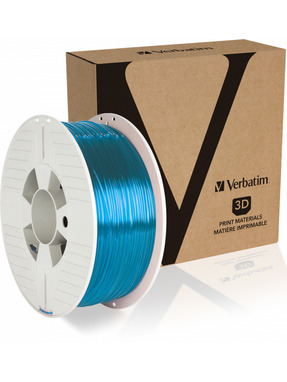 Філамент Verbatim PETG 1,75mm 1kg Transparent/Blue (55056)
