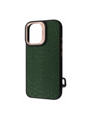 Чохол UAG Copy Snake Pattern with Magnetic Ring для Apple iPhone 16 Olive (6985310247)
