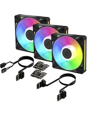 Корпусний вентилятор Arctic BioniX P12 ARGB 3pcs Black (ACFAN00337A) Black
