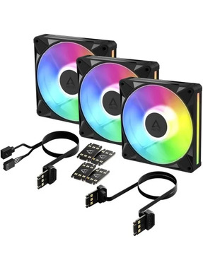 Корпусний вентилятор Arctic BioniX P12 ARGB 3pcs (ACFAN00337A) Black
