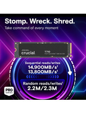 SSD накопичувач Crucial T710 M.2 1TB 1TB PCIe NVMe (CT1000T710SSD8)