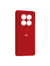 Чохол Silicone Case Silicone Case Full Aquarelle для Xiaomi Redmi Note 14 Pro 5G Red