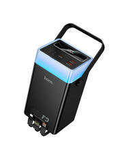 Павербанк Hoco DB103A with built-in cable and camping light 1xUSB-C + 2xUSB-A 65 Black 65W 60000mAh Black 60000