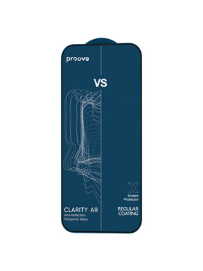 Захисне скло Proove Clarity AR VS version для Apple iPhone 15 Pro Max глянсове Black