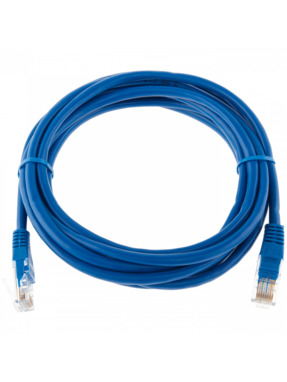 Мережевий патч-корд Ritar CCA Q250 Cat.5e UTP 10m Blue (PCR-CCA / 10Be)