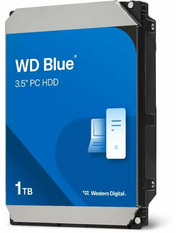 HDD накопичувач Western Digital Blue 64 Новий 5400 3.5" SATA3 1 ТБ 1TB 5400rpm 64MB 3.5" (WD10EARZ)