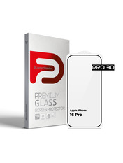 Захисне скло ArmorStandart Pro 3D для Apple iPhone 16 Pro Black глянсове (ARM78031)