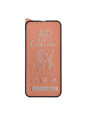 Захисне скло Ceramic для Apple iPhone 13 Pro Max Black (OEM) матове