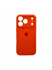Чохол Silicone Case Full Size with Frame для Apple iPhone 17 Pro Max Orange