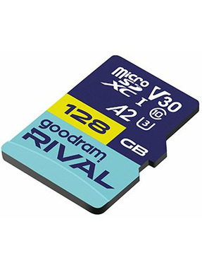 Карта пам'яті Goodram Rival microSDXC 128GB UHS-I U3 + SD-adapter (GGSM2AA-1280R12)