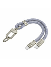 Кабель синхронізації Hoco GH5 Elegant Type-C to Type-C 0,22m Denim Blue