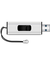 USB накопичувач MediaRange MR919 256GB Black/Silver (MR919)