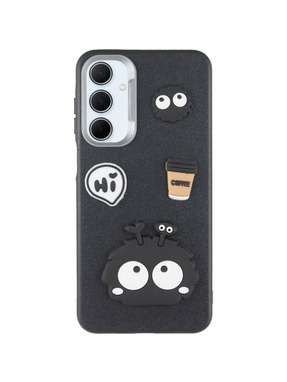 Чохол Leather Toys для Samsung Galaxy G721 S24 FE Monster/Black (6972841503)