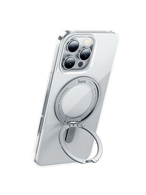Чохол Hoco Rotating magnetic для Apple iPhone 16 Pro Transparent (6931458270)