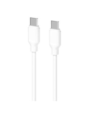 Кабель синхронізації 2E Type-C to Type-C 60W 1m White (2E-CCCC-WH)