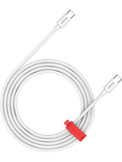 Кабель синхронізації Canyon  CC100ABType-C to Type-C 2 100W 2m White (CND-CC100AB20W)