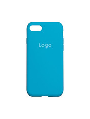 Чохол Silicone Case Full Size (AA) для Apple iPhone 7/8/SE 2 Blue Blue (6947291038)