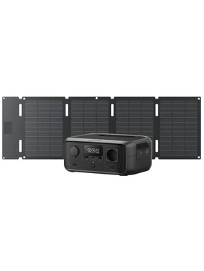 Зарядна станція EcoFlow RIVER 3 UPS with Solar Panel 300W (245Wh) Black (EF-PR705-UPS-B-45W-EU)