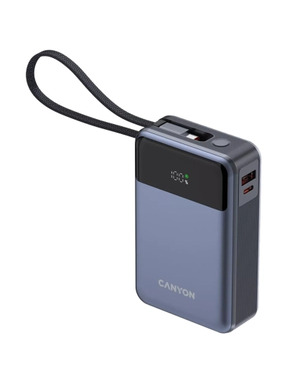 Павербанк Canyon OnPower 600 1xUSB-C + 1xUSB-A 65W 20000mAh Gray (CNS-CPB600DG)