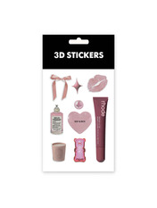 3D стікери "Sexy&Rich" Набір 8 стікерів 3D стікери