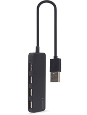USB-хаб Gembird UHB-U2P4-06 USB-A (4xUSB 2.0) Black (UHB-U2P4-06)