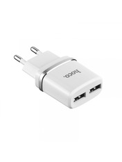 Мережевий зарядний пристрій Hoco C12 MicroUSB White (2 USB-A) 12W + кабель MicroUSB White 12 2 USB-A