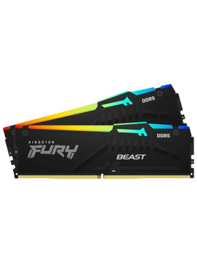 Оперативна пам’ять Kingston Fury Beast RGB EXPO DDR5 32GB (kit 2*16GB) 6400MHz (KF564C32BBEAK2-32)