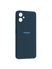 Чохол Silicone Case Silicone Case Full Aquarelle для Samsung Galaxy A06 A065 Navy Blue