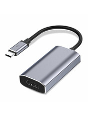 Відео адаптер Choetech Type-C (M) to HDMI (F) Grey (HUB-H16-GY)