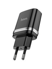 Мережевий зарядний пристрій Hoco N1 Відсутній Black (1 USB-A) 12W Black 12 1 USB-A