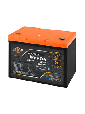 Акумулятор для ДБЖ LogicPower LiFePO4 25,6V 32Ah (29992)
