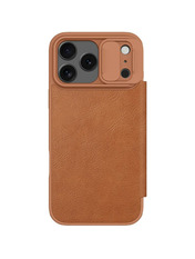 Чохол-книжка Nillkin Qin Pro Camshield для Apple iPhone 17 Pro Max Brown Brown (6920134578)