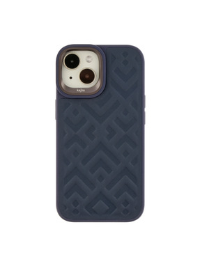 Чохол Kajsa Briquette Collection Rhombus для Apple iPhone 15 Blue (6938174025)