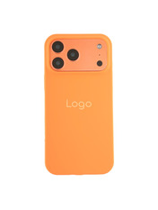 Чохол Silicone Case Silicone для Apple iPhone 17 Pro Max Orange Orange (6983421508)