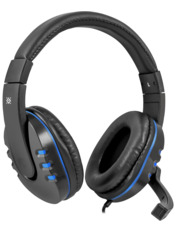 Навушники Defender Warhead G-160 Black/Blue (64118) Black/Blue